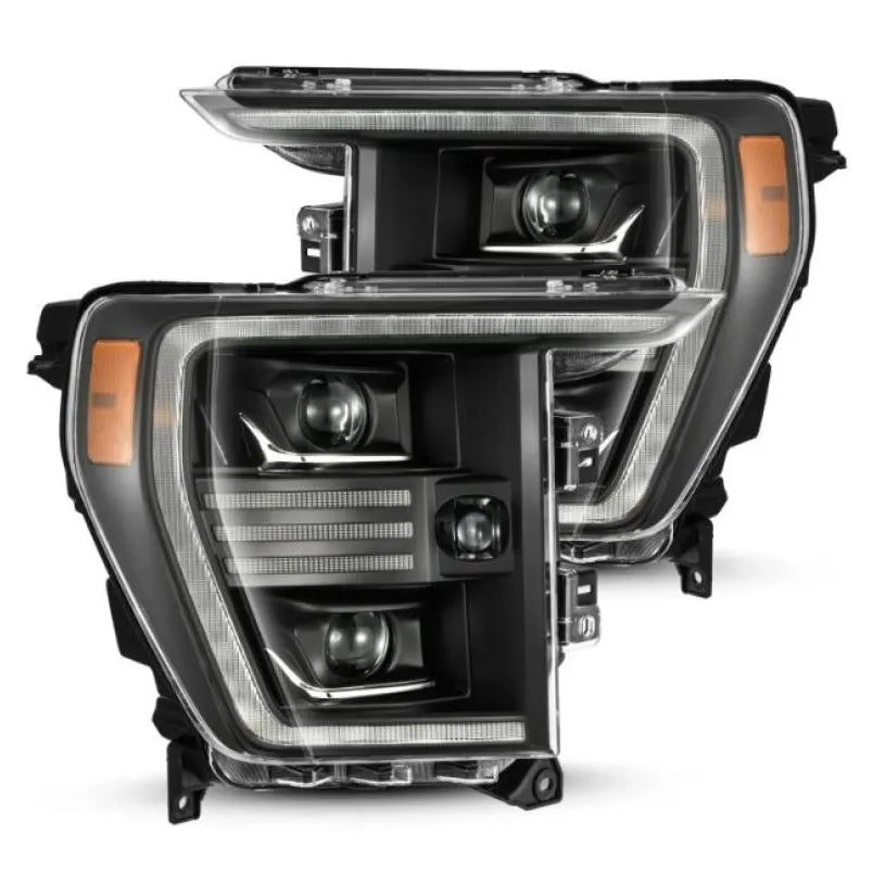 AlphaRex black headlights