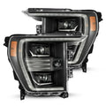 AlphaRex black headlights