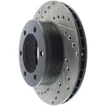 Stoptech auto part installed view