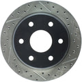 Stoptech auto part close-up