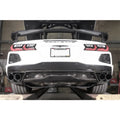 Stainless Works cat-back exhaust installed view