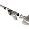 aFe cat-back exhaust close-up
