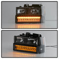 SPYDER headlights close-up