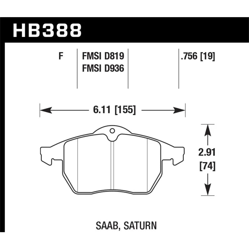 Hawk Performance auto part