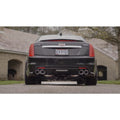 Stainless Works axle-back exhaust close-up