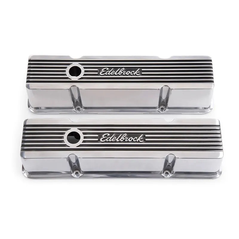 Edelbrock polished auto part