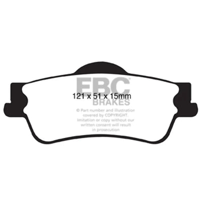 EBC red auto part