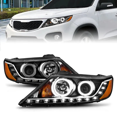 ANZO black headlights