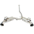 aFe cat-back exhaust installed view