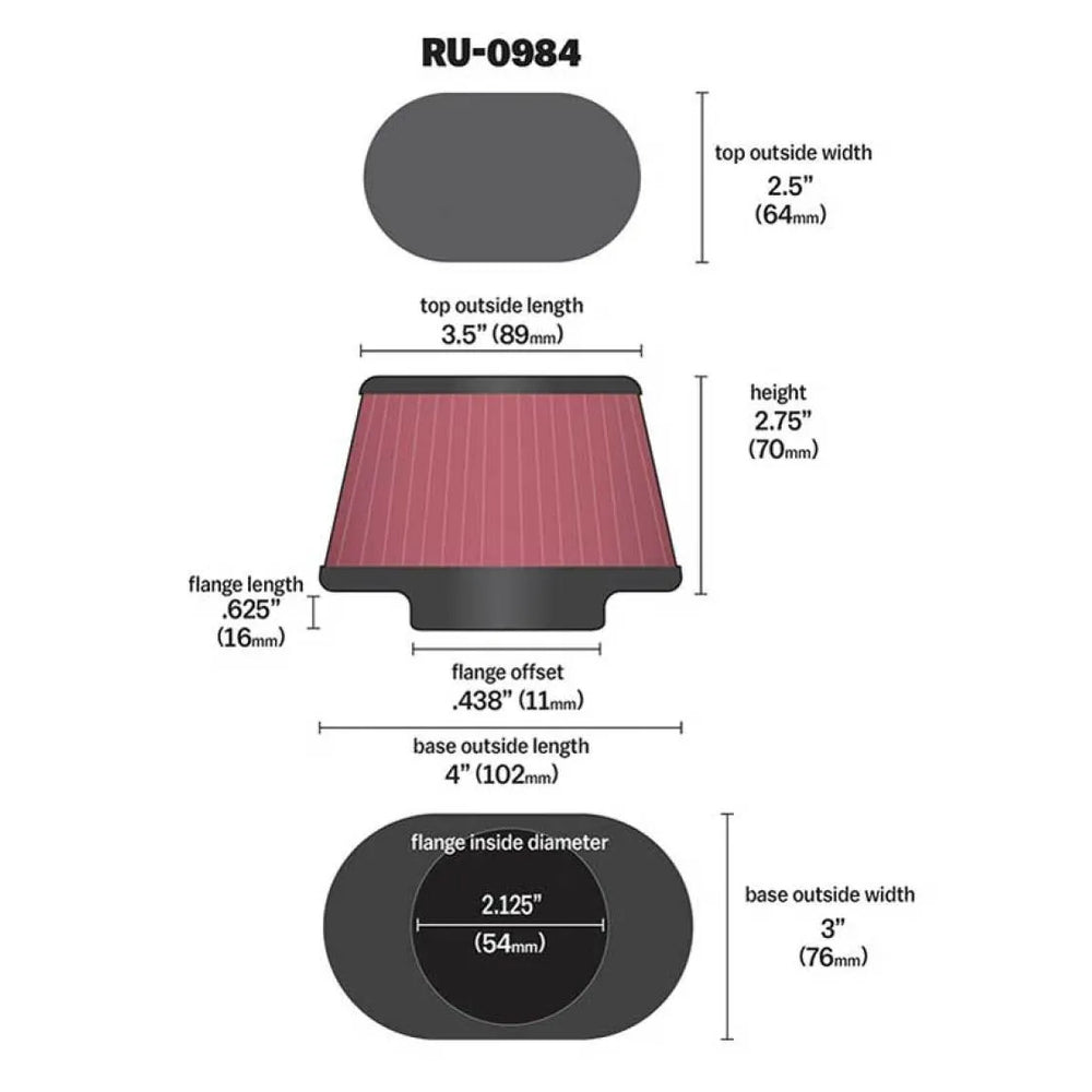 K&N Engineering red air filter