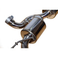 Injen axle-back exhaust close-up