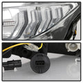 SPYDER headlights installed view