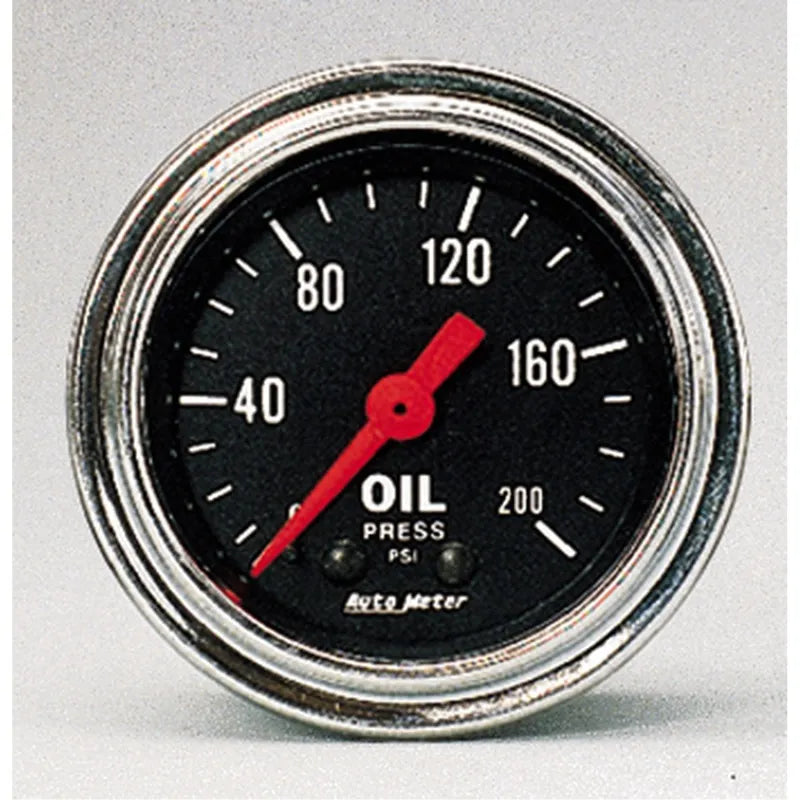AutoMeter chrome gauge