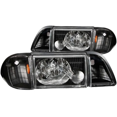 ANZO black headlights