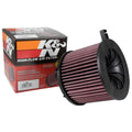 K&N Engineering air filter installed view