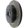 Stoptech auto part installed view