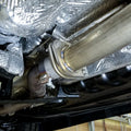Stainless Works cat-back exhaust installed view