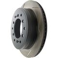 Stoptech auto part close-up