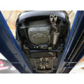 aFe cat-back exhaust installed view