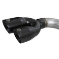 aFe cat-back exhaust detail