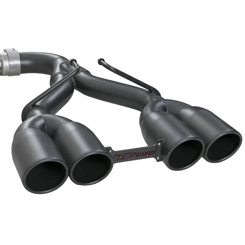 aFe black cat-back exhaust
