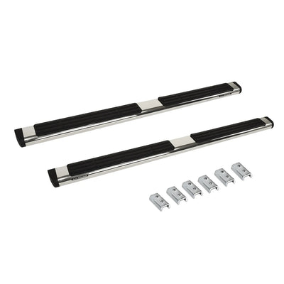 Go Rhino silver side steps