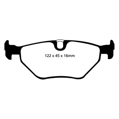 EBC red auto part