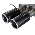 aFe cat-back exhaust installed view