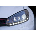 SPYDER headlights installed view