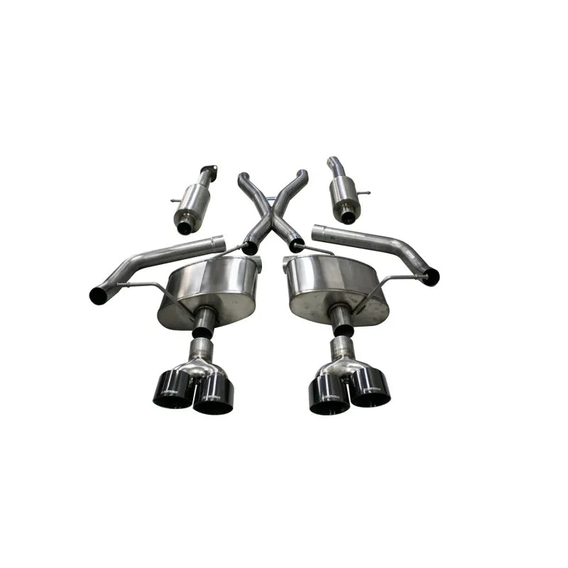 CORSA Performance black cat-back exhaust