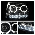 SPYDER headlights close-up