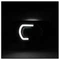 SPYDER headlights close-up