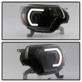 SPYDER headlights close-up