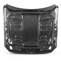 Ford Racing auto part close-up