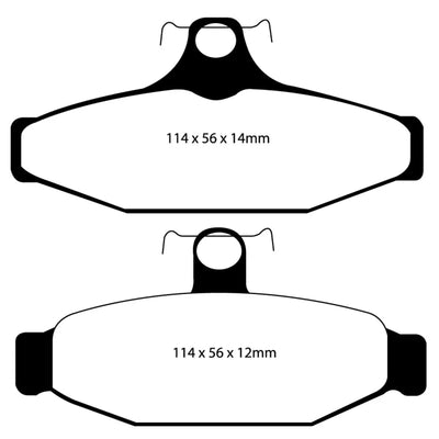EBC blue auto part