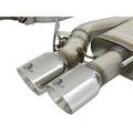 aFe cat-back exhaust detail