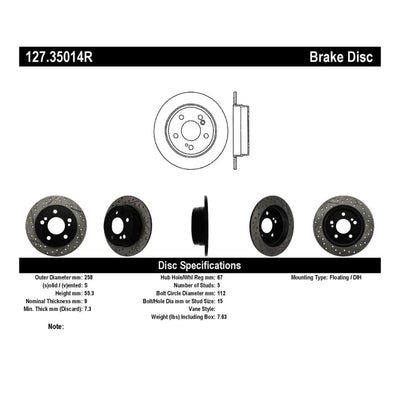 Stoptech auto part