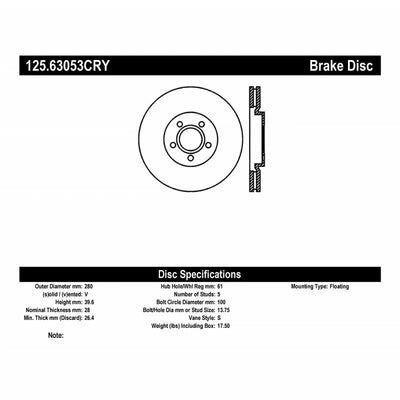 Stoptech auto part
