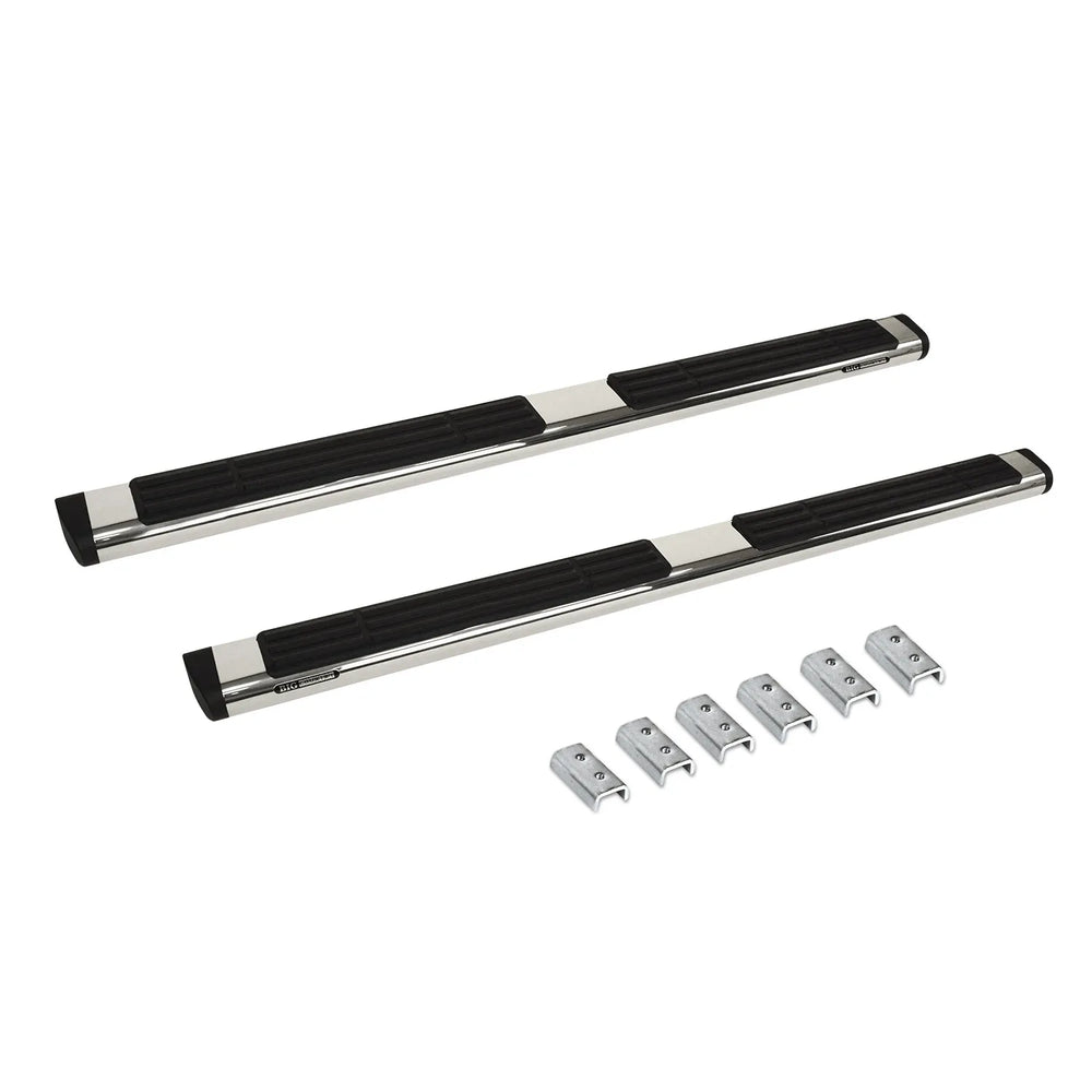Go Rhino polished side steps