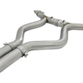 aFe cat-back exhaust close-up