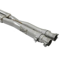 aFe cat-back exhaust close-up