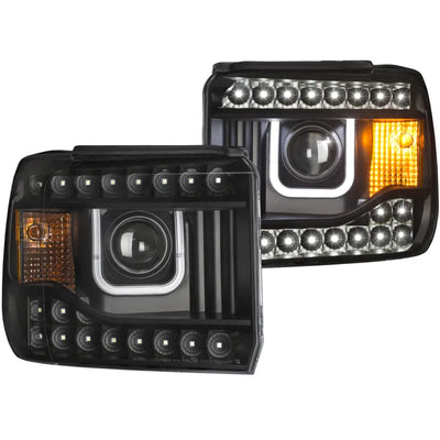 ANZO black headlights