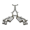 aFe cat-back exhaust detail