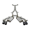 aFe cat-back exhaust close-up