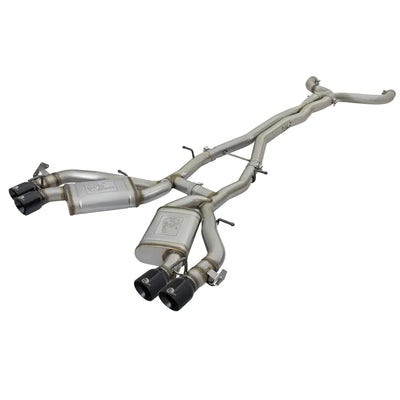 aFe black cat-back exhaust