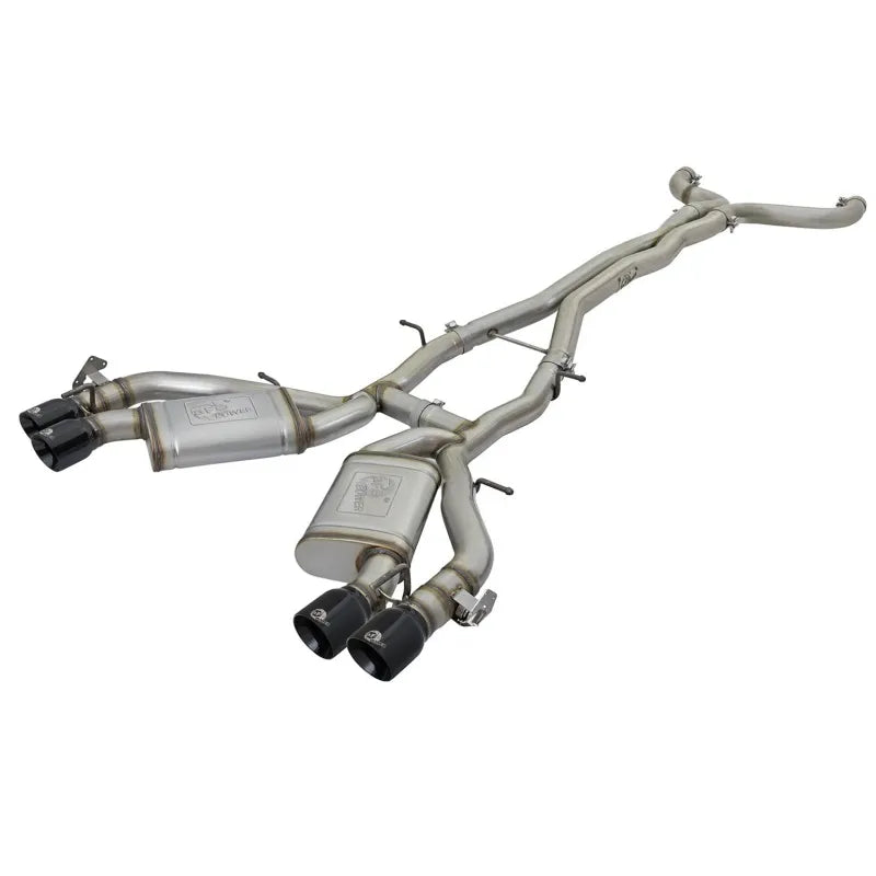 aFe black cat-back exhaust