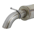 aFe cat-back exhaust installed view