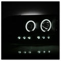 SPYDER headlights close-up