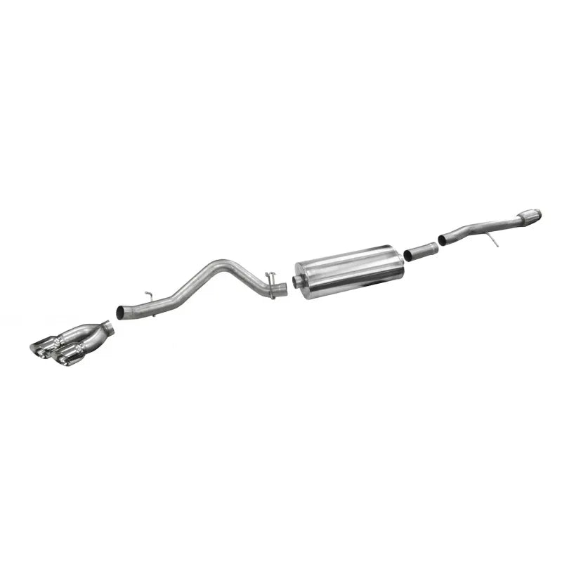 CORSA Performance silver cat-back exhaust