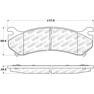 Stoptech silver auto part